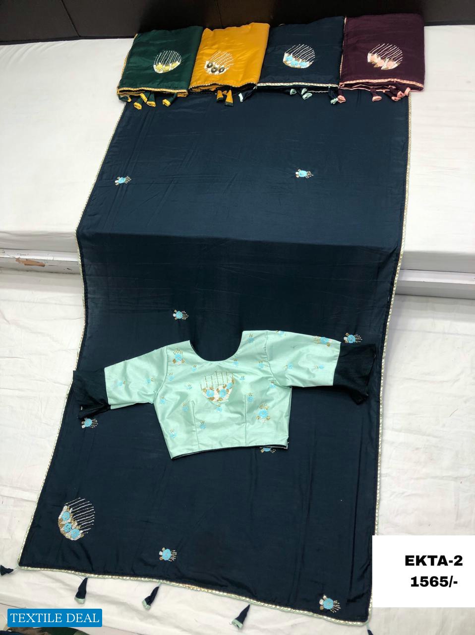 Kesar Saree Hit Design Wholesale Casual Ethnic Saree Blouse