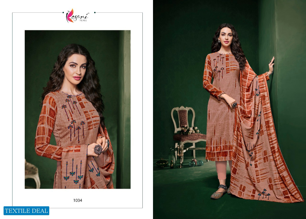 Kesari I-ball Vol-5 Wholesale Shopping Pashmina Winter Dress Material