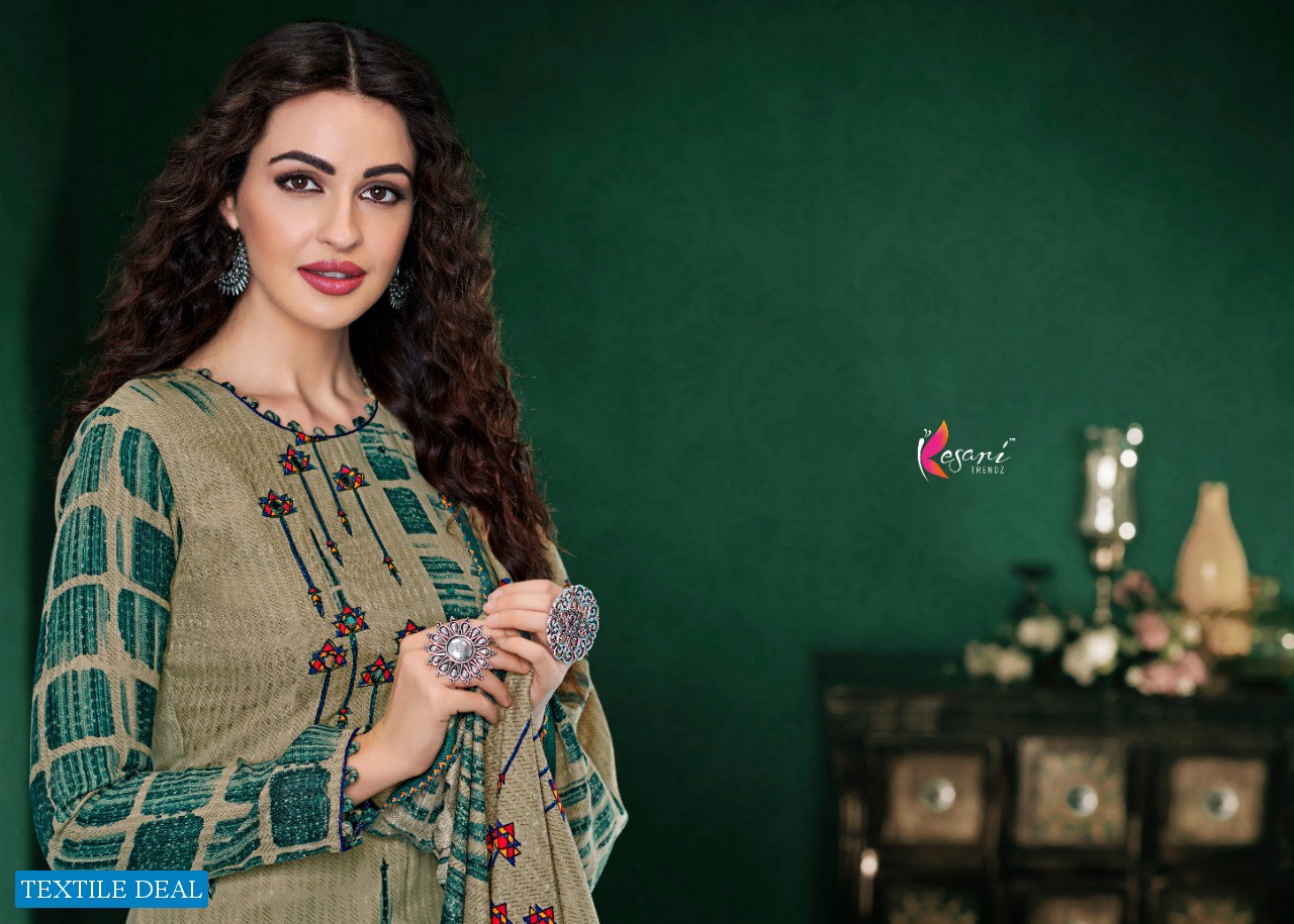 Kesari I-ball Vol-5 Wholesale Shopping Pashmina Winter Dress Material