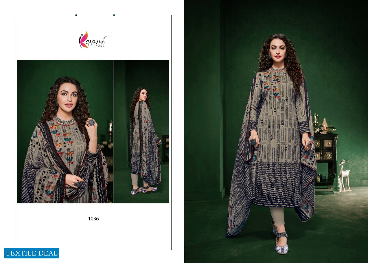 Kesari I-ball Vol-5 Wholesale Shopping Pashmina Winter Dress Material