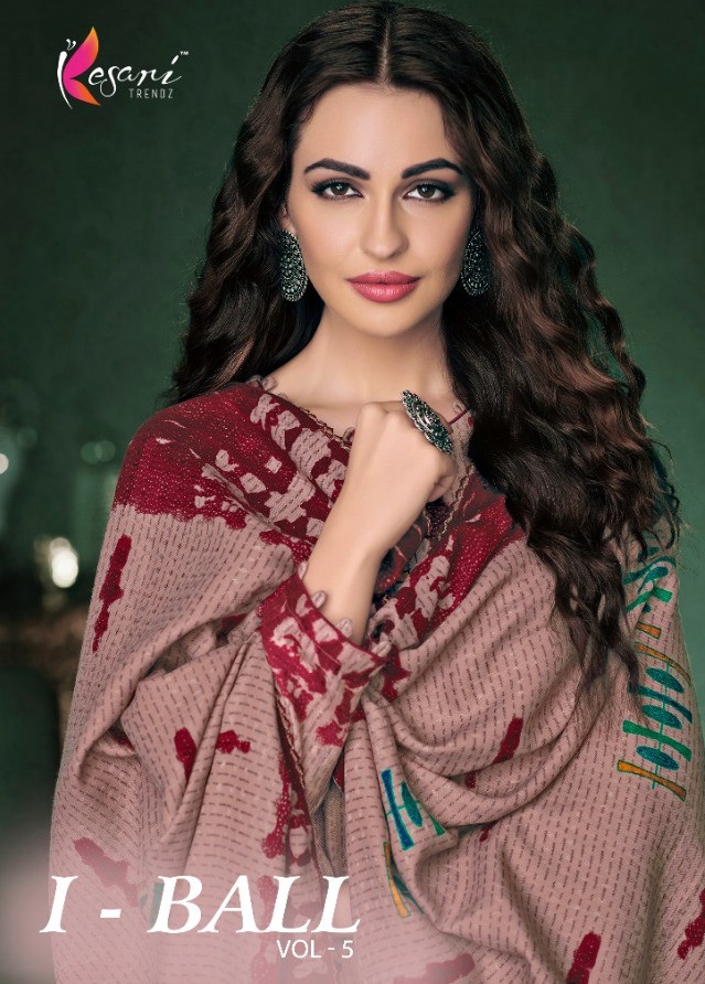 Kesari I-ball Vol-5 Wholesale Shopping Pashmina Winter Dress Material