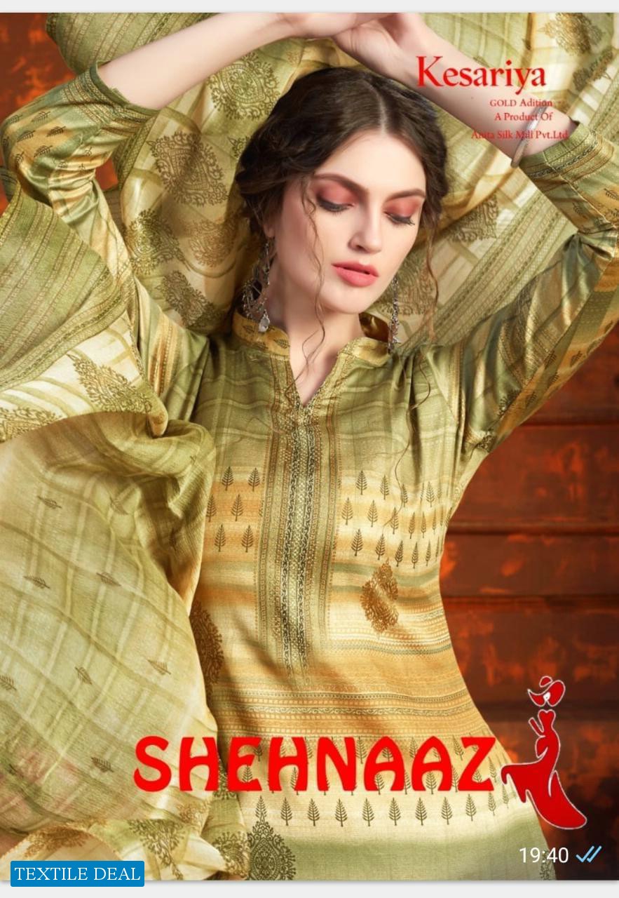 Kesariya Shehnaaz Wholesale Digital Style Dress Material
