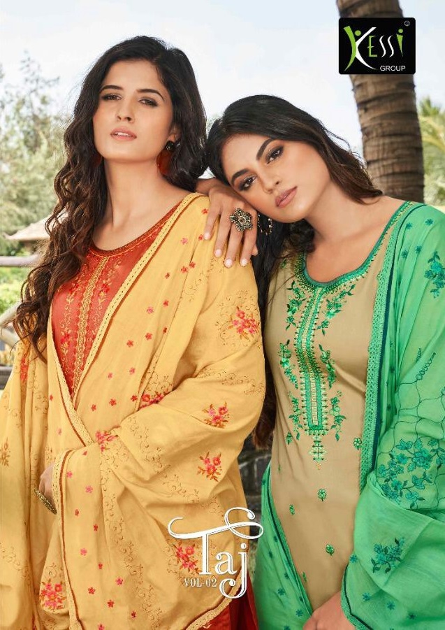 Kessi Taj Vol-2 Wholesale Jam Silk Dress Material
