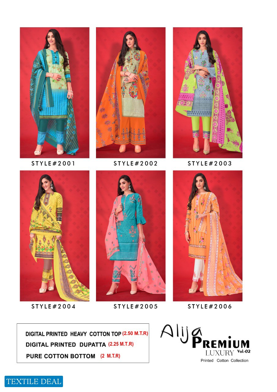 Keval Fab Alija Premium Vol-2 Wholesale Cotton Dress Material