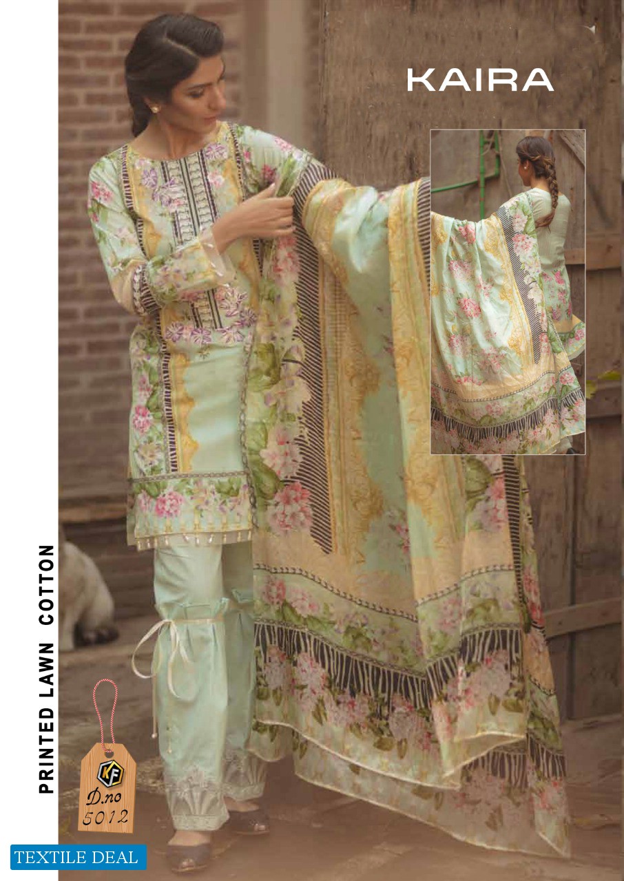 Keval Fab Kaira Luxury Pure Lawn Print Salwar Kameez