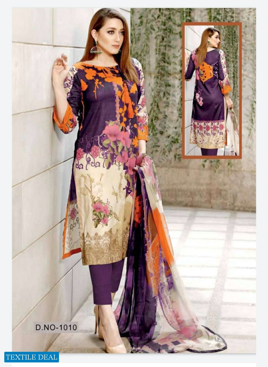 Keval Fab Noor Wholesale Lawn Printed Dress Material