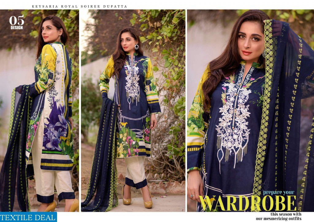 Keysaria Embroidered Collection With Soiree Dupatta branded Pakistani Dresses