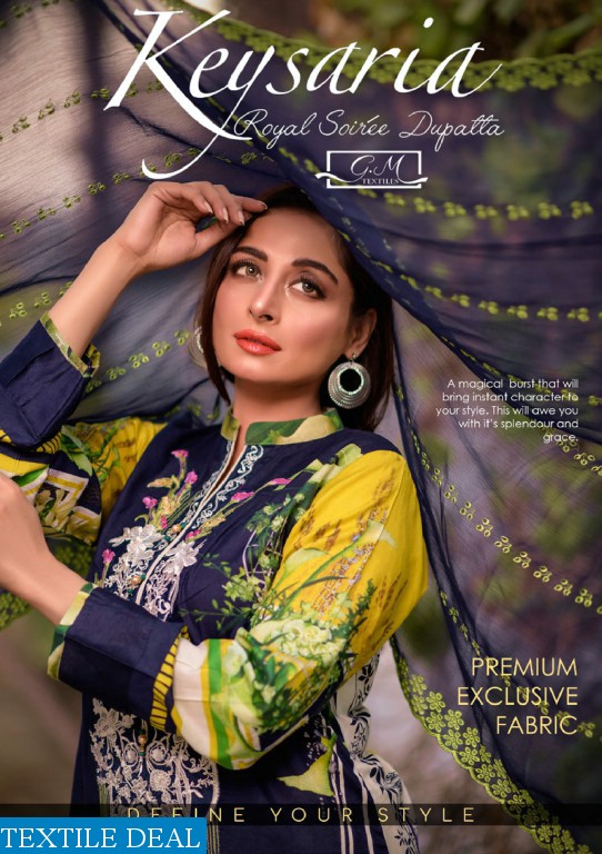 Keysaria Embroidered Collection With Soiree Dupatta branded Pakistani Dresses