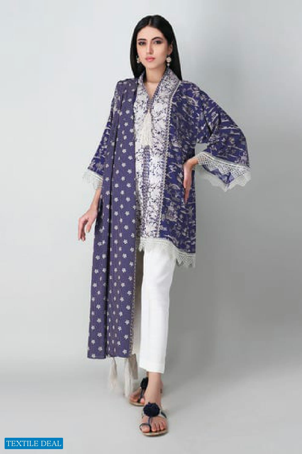 Khaadi 2021 Wholesale Lawn Shirt And Lawn Dupatta Collection