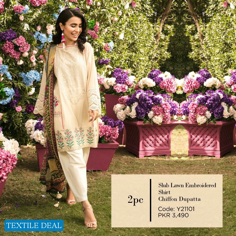 Khaadi Lawn 2021 I Am My Own Wholesale Pakistani Embroidered Dress