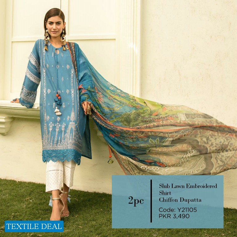 Khaadi Lawn 2021 I Am My Own Wholesale Pakistani Embroidered Dress