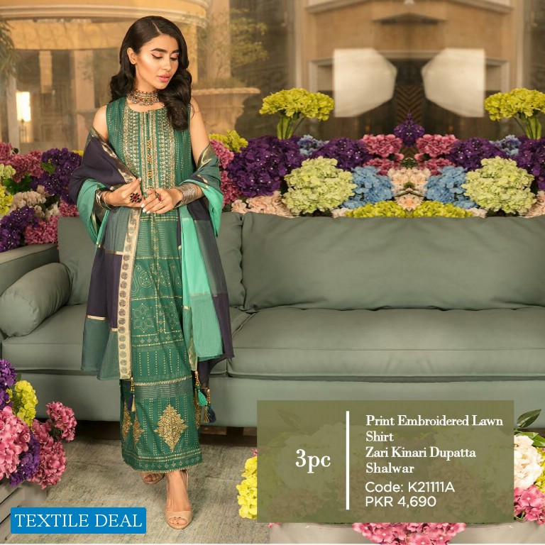 Khaadi Lawn 2021 I Am My Own Wholesale Pakistani Embroidered Dress