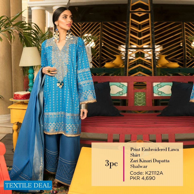 Khaadi Lawn 2021 I Am My Own Wholesale Pakistani Embroidered Dress