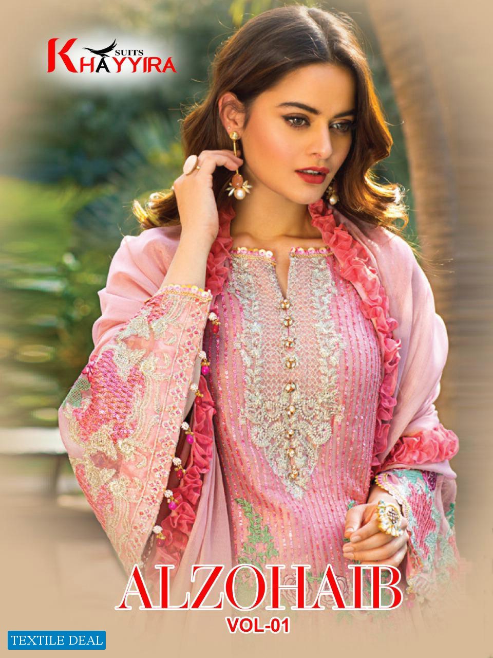 Khayyira Alzohaib Vol-1 Wholesale Pakistani Dress