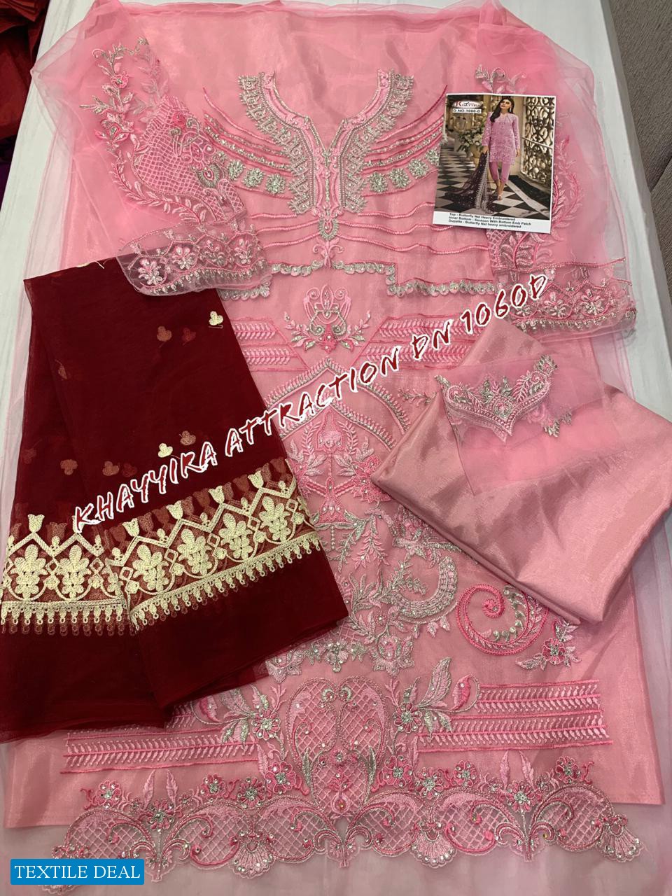 Khayyira Attraction 1060 Colour Wholesale Pakistani Concept Salwar Kameez