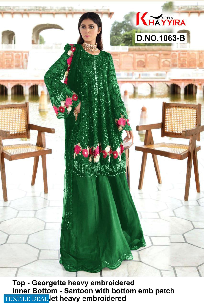 Khayyira Eleonora 1063 Colour Wholesale Pakistani Concept Dress