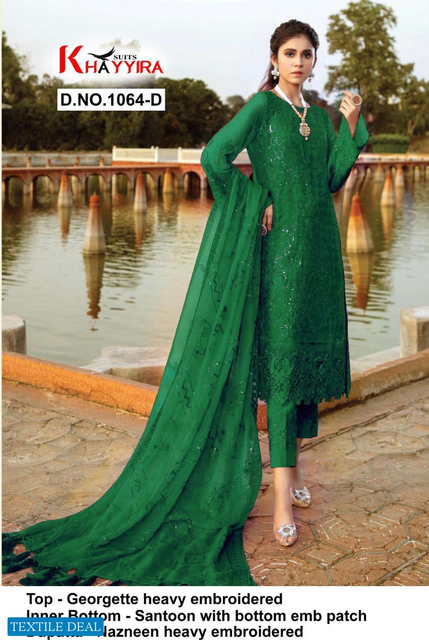 Khayyira Eleonora 1064 Colour Wholesale Pakistani Concept Dress