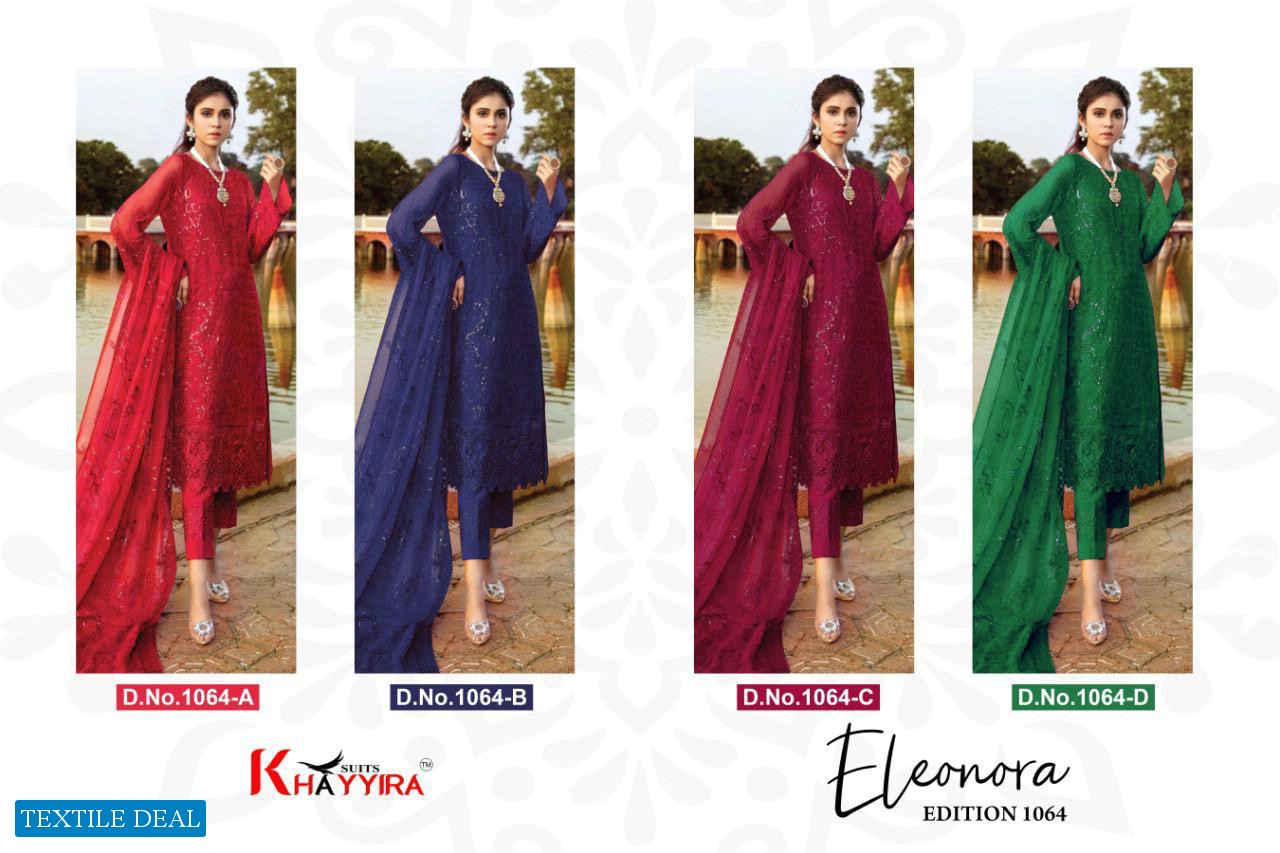 Khayyira Eleonora 1064 Colour Wholesale Pakistani Concept Dress