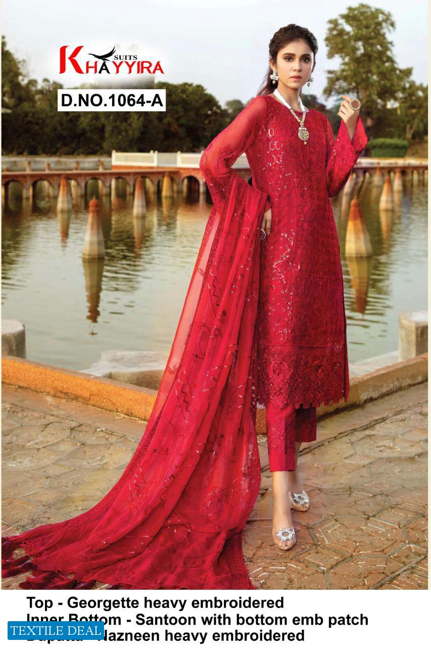 Khayyira Eleonora 1064 Colour Wholesale Pakistani Concept Dress