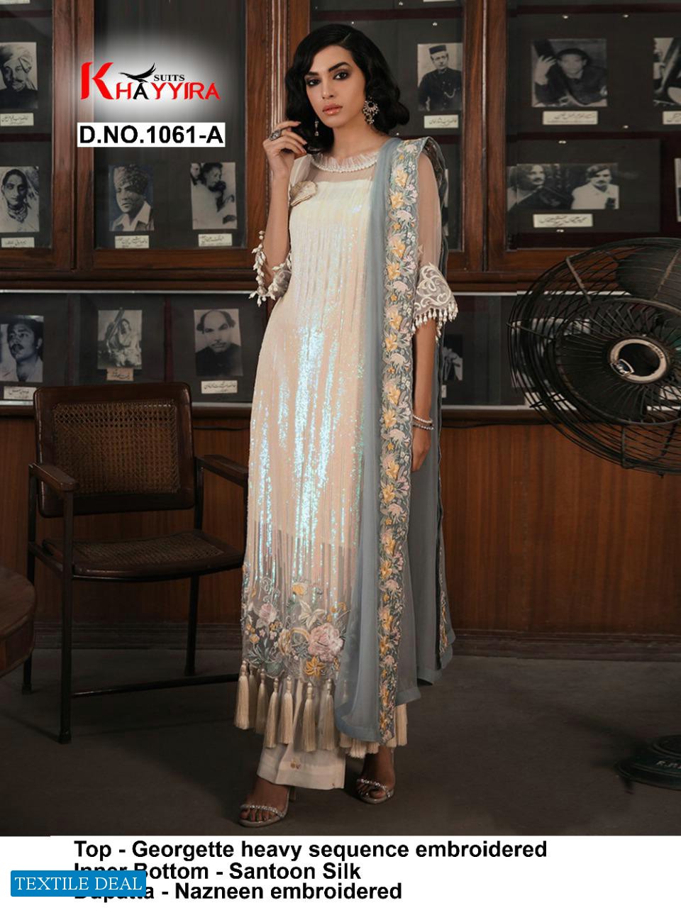 Khayyira Rose Craft Edition 1061 Colour Wholesale Pakistani Dress