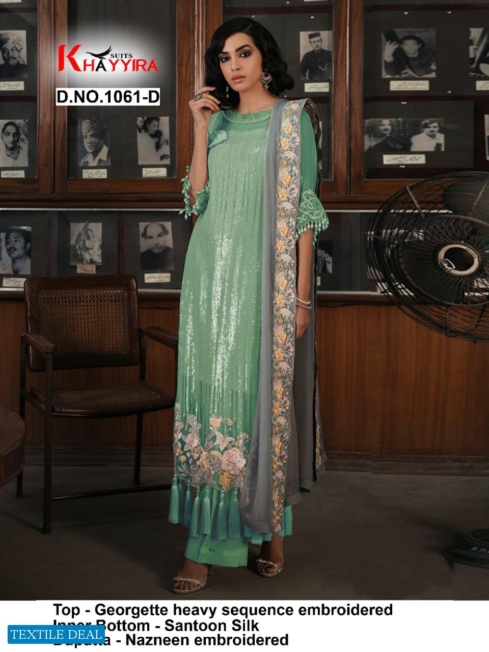 Khayyira Rose Craft Edition 1061 Colour Wholesale Pakistani Dress