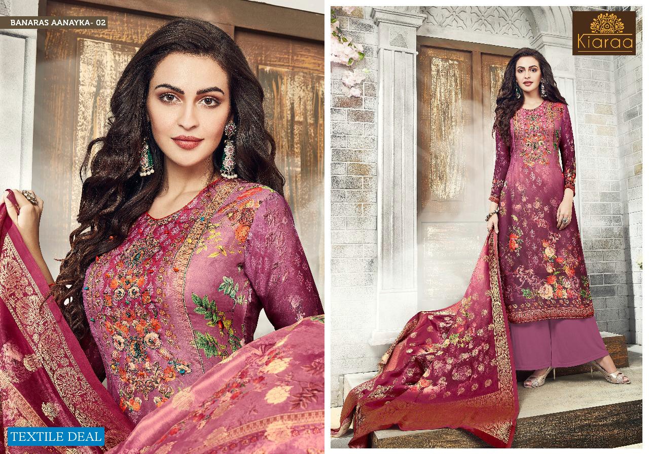 Kiaraa Aanayka Banaras Wholesale Ethnic Suits