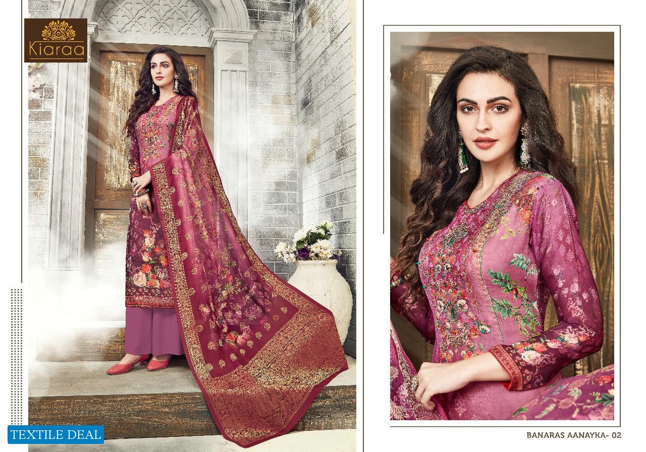 Kiaraa Aanayka Banaras Wholesale Ethnic Suits