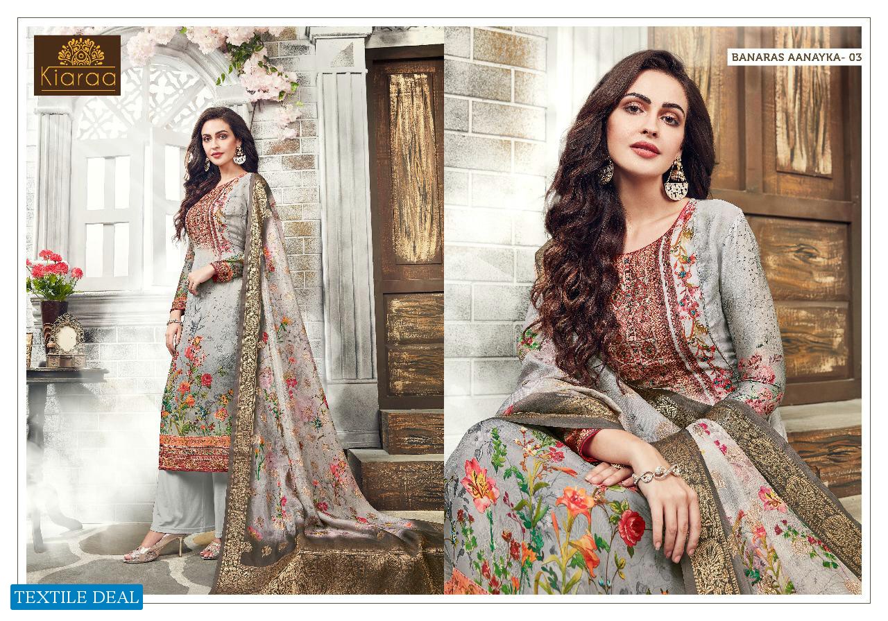 Kiaraa Aanayka Banaras Wholesale Ethnic Suits