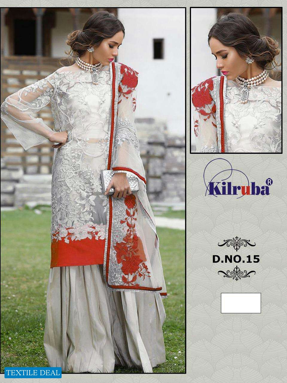 Kilruba D.no 15 Colour Wholesale Pakistani Concept Dress