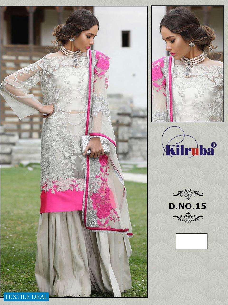 Kilruba D.no 15 Colour Wholesale Pakistani Concept Dress