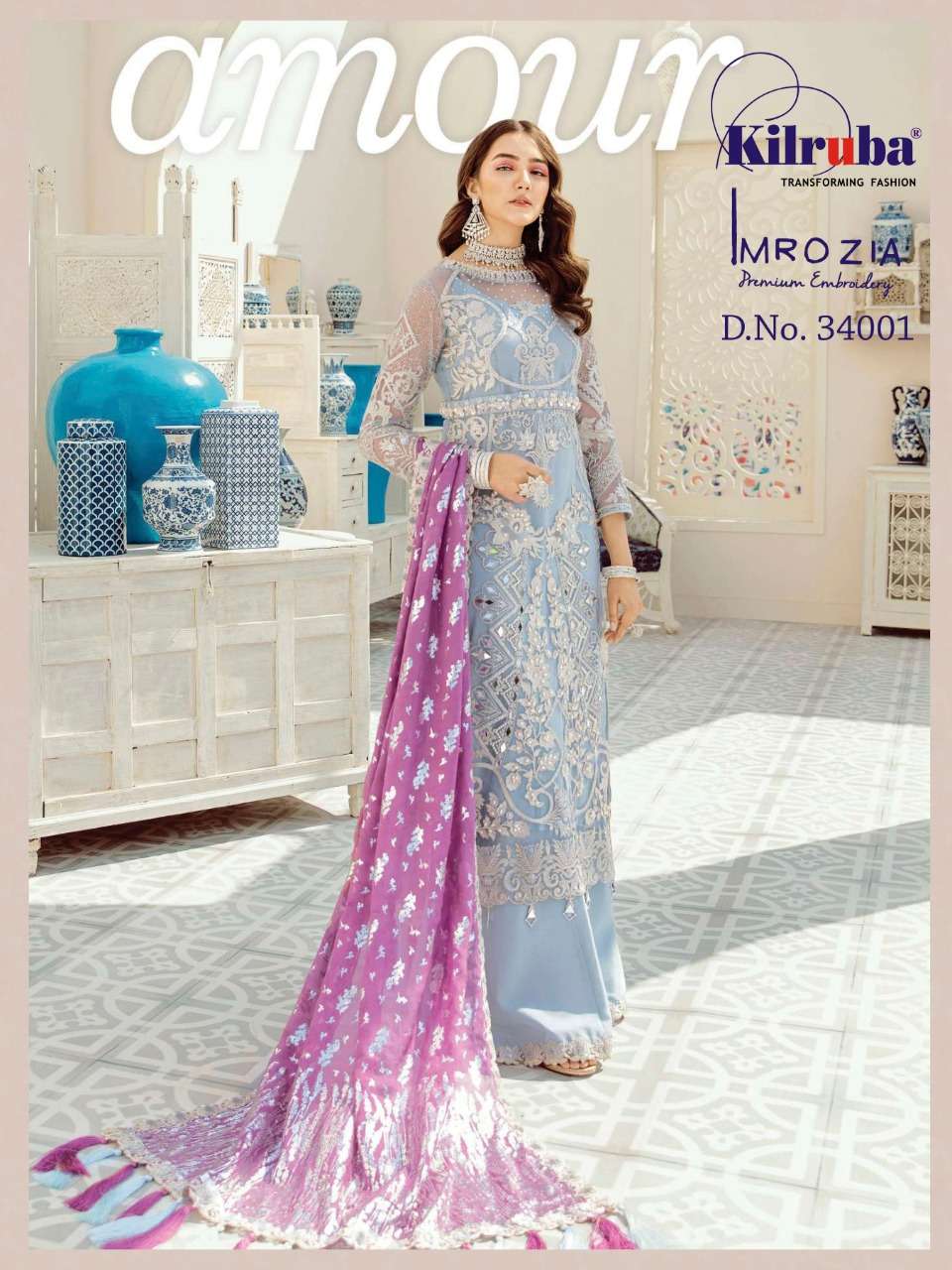 Kilruba Imrozia Wholesale Pakistani Concept Salwar Kameez