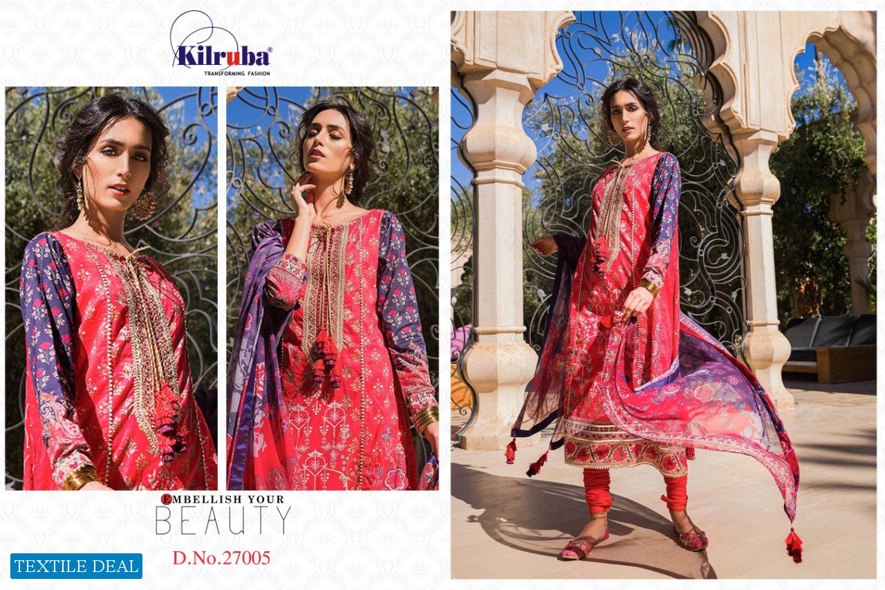 Kilruba Sobia nazir Embroidery Collection Wholesaler In india