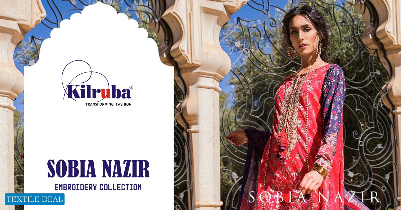 Kilruba Sobia nazir Embroidery Collection Wholesaler In india