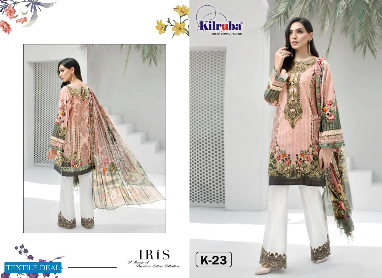 Kilruba iris lawn 20 Wholesale Cotton Dress Material