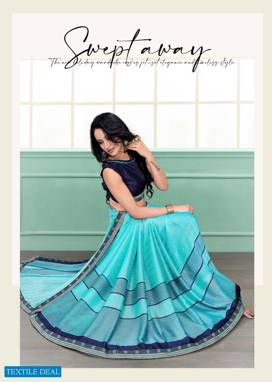 Kodas NRC Wholesale Bulk Shopping Moss Chiffon Sarees