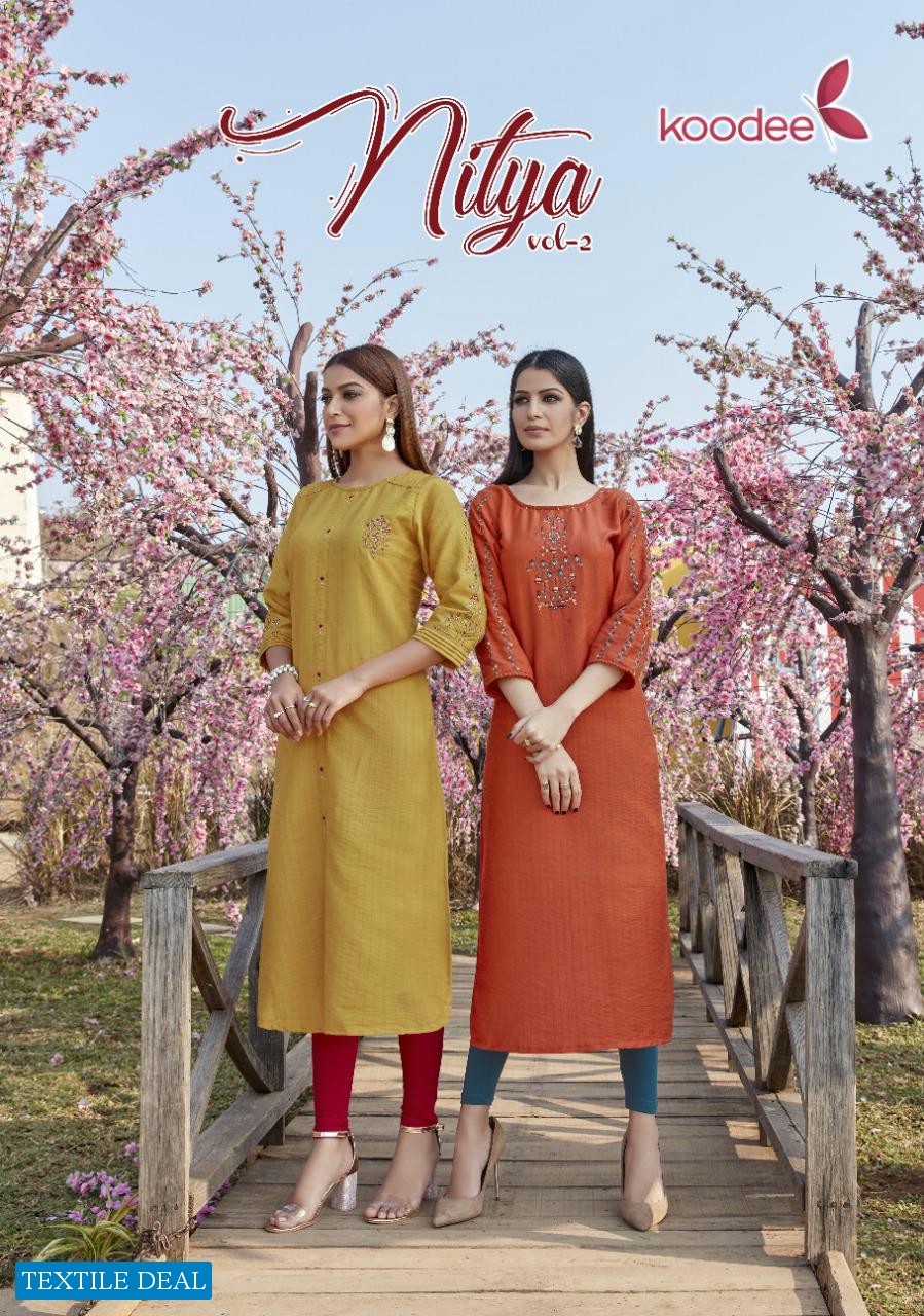 Koodee Nitya Vol-2 Wholesale Long Indian kurtis