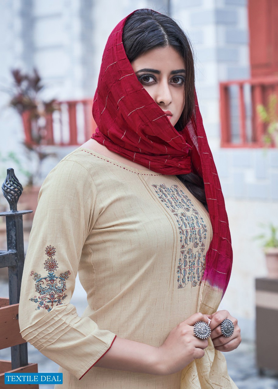 Koodee Saheli Vol-9 Wholesale Kurti With Pant And Dupatta