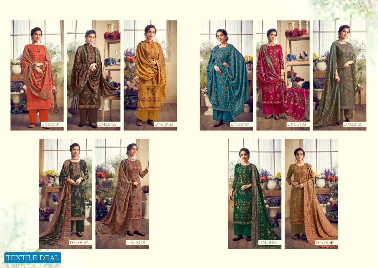 Kothari Rishika Wholesale Shopping Woolen Pashmina Winter Special Dress Material