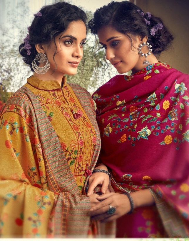 Kothari Rishika Wholesale Shopping Woolen Pashmina Winter Special Dress Material