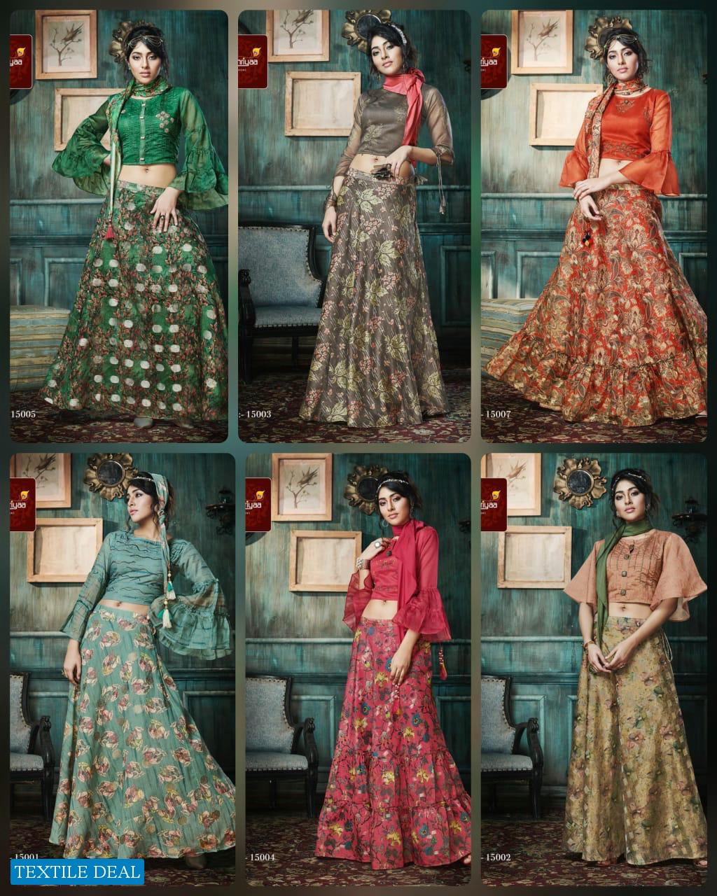 Krishriyaa Panghat Wholesale Skirt Crop Top Collection