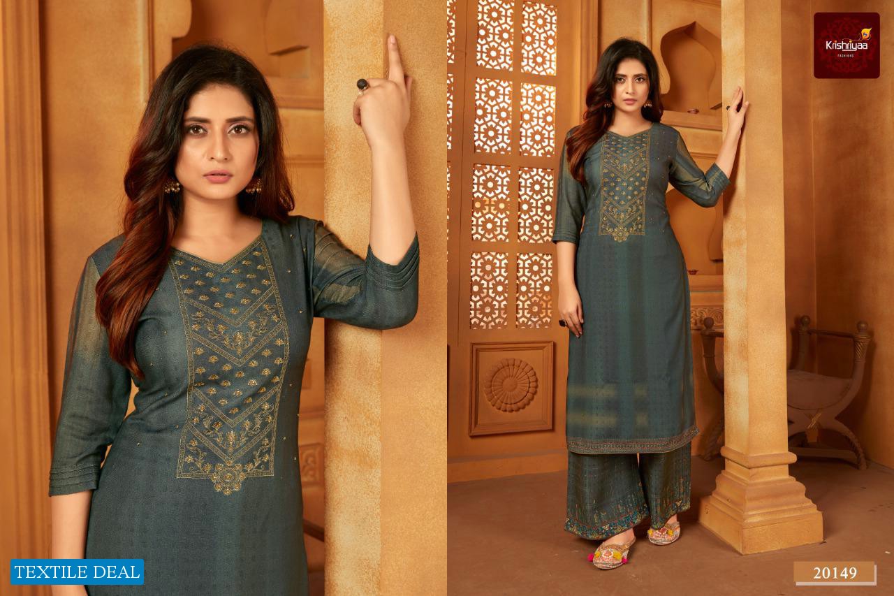 Krishriyaa Pashmina Weaves Wholesale Shopping Full Stitched Dress