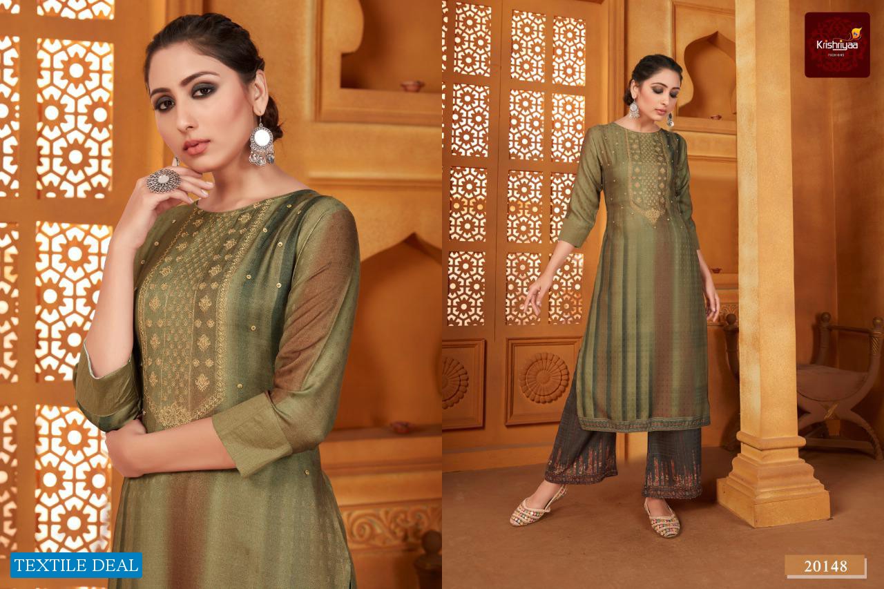 Krishriyaa Pashmina Weaves Wholesale Shopping Full Stitched Dress