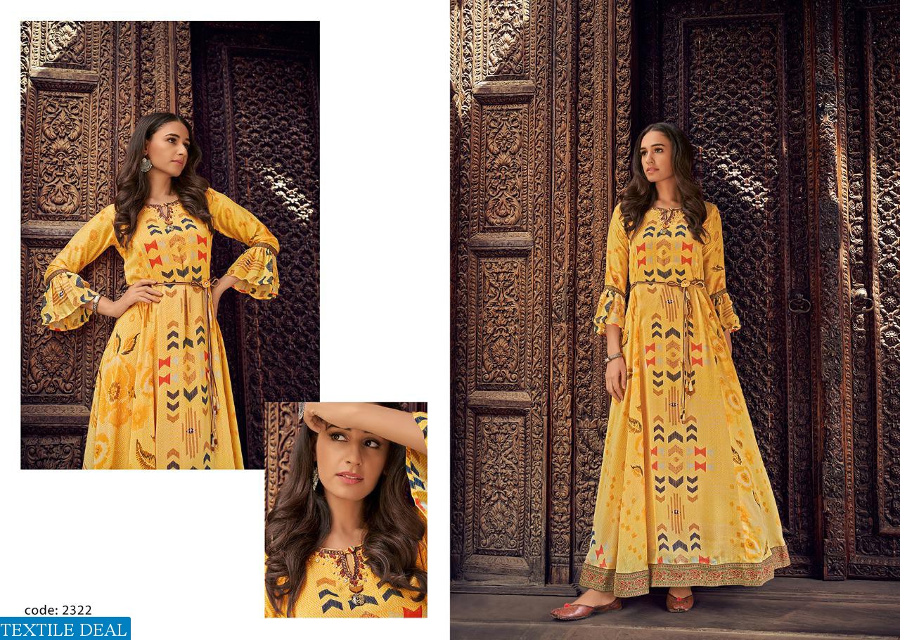 Krsna 2321 Series Wholesale Ready Made Designer Gowns