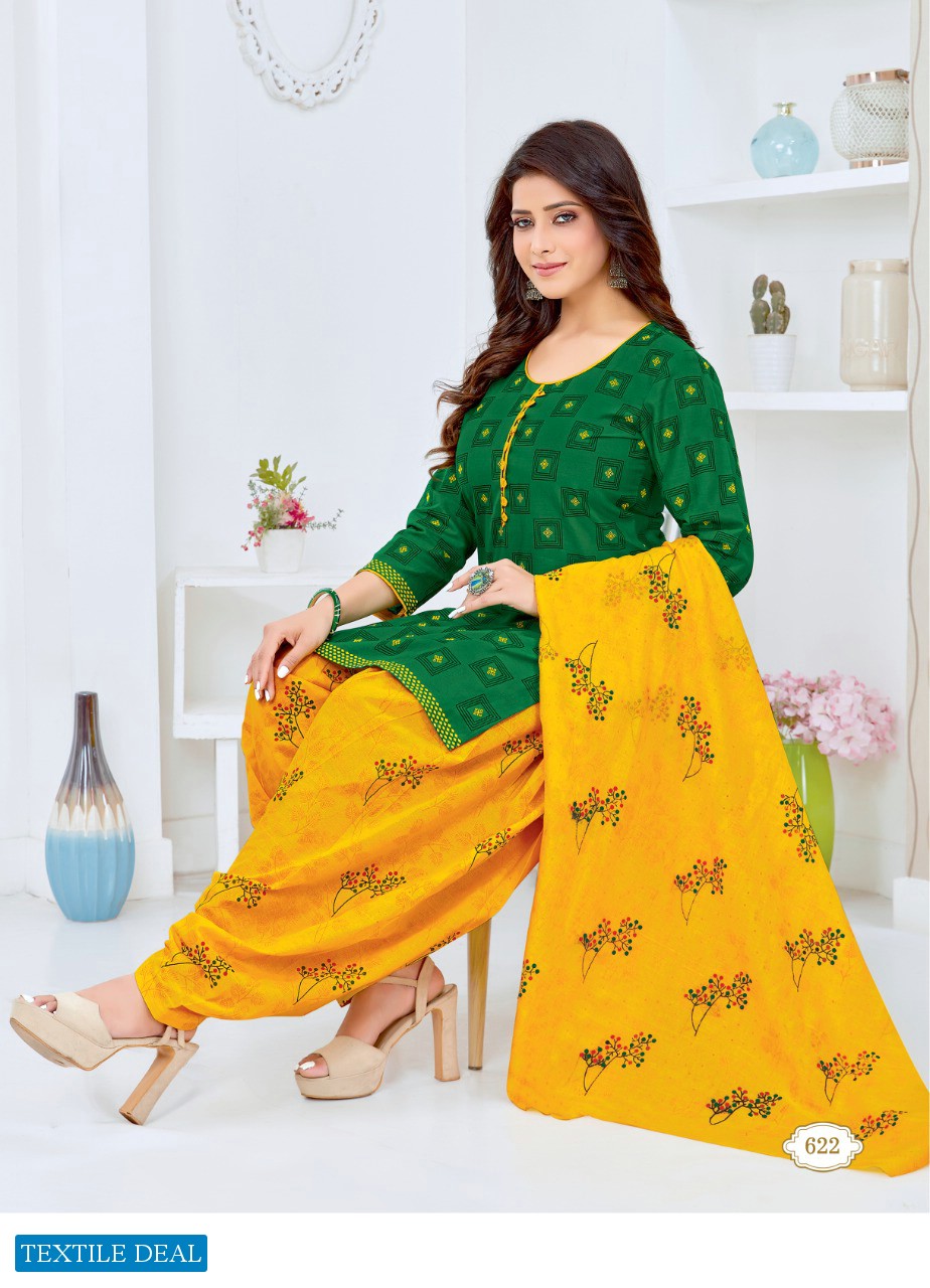 Kuber Geet Patiyala Vol-7 wholesale Printed Dress Material