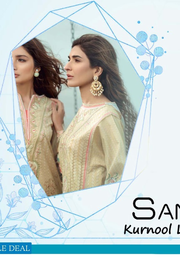 Kurnool Sana Safinaz 4th Lawn Collection Wholesale Printed Material