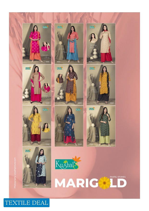 Kushal Marigold Vol-2 Wholesale Full Stitched Dress