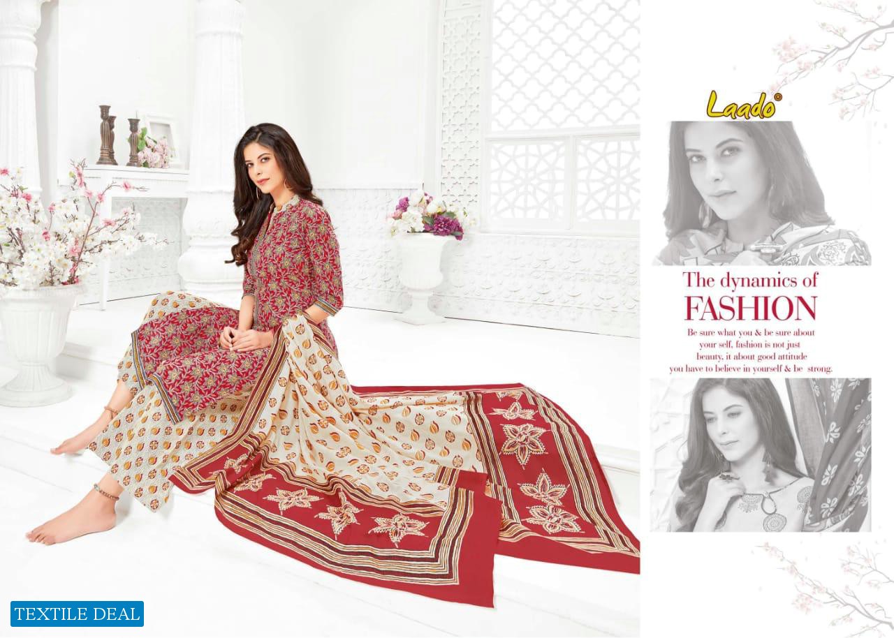 LAADO VOL 50 PURE COTTON CASUAL WEAR SALWAR SUIT WHOLESALER