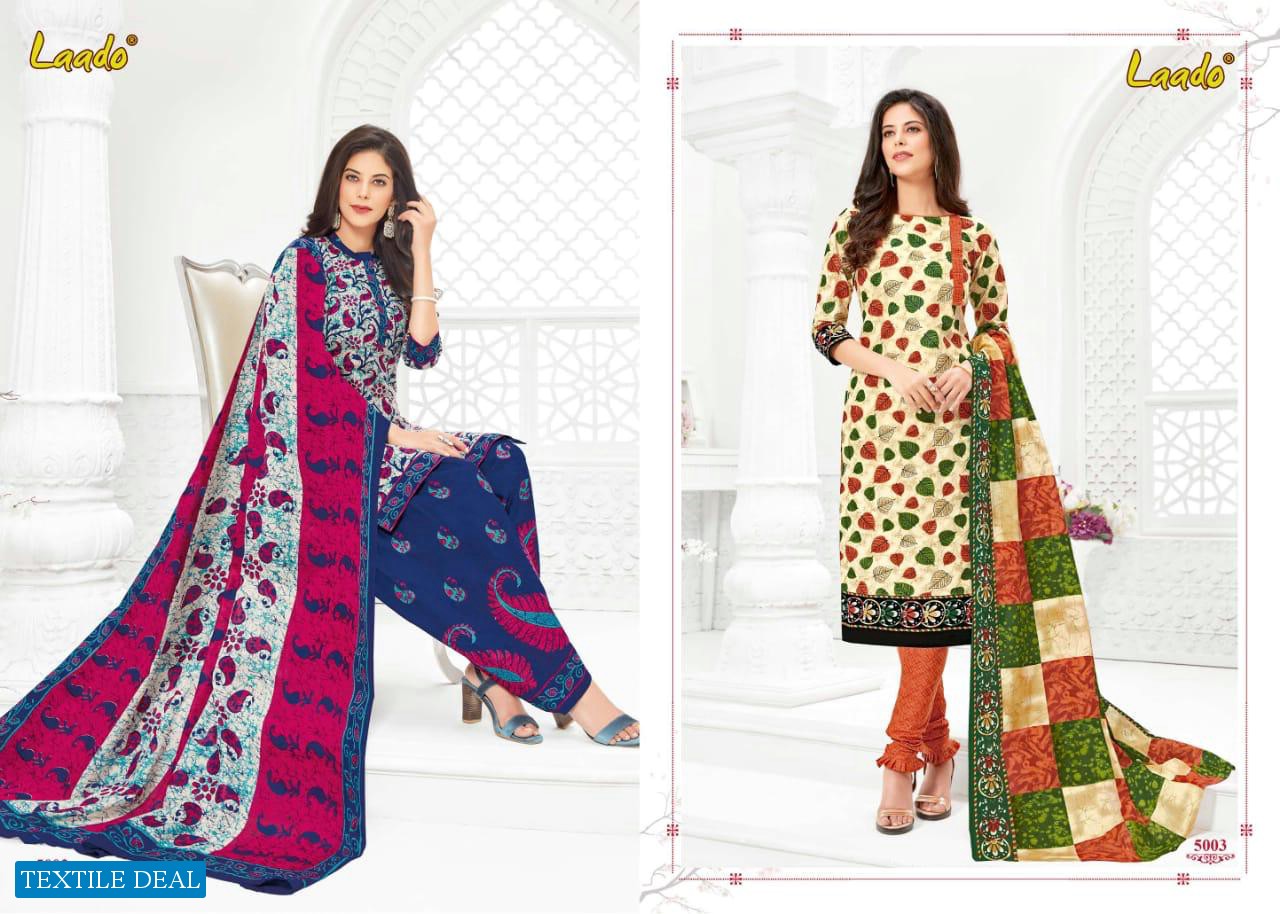 LAADO VOL 50 PURE COTTON CASUAL WEAR SALWAR SUIT WHOLESALER