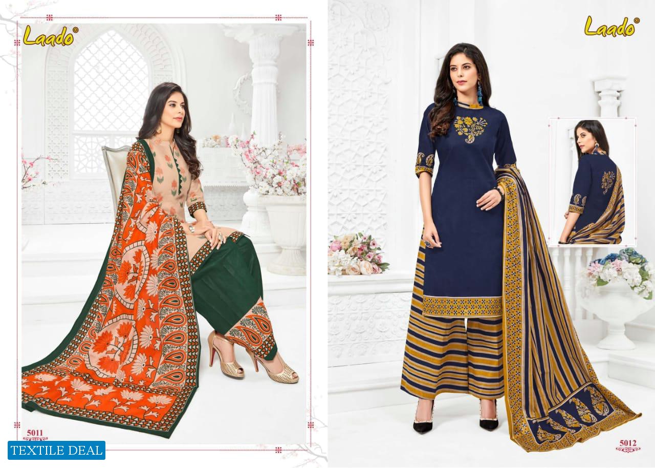 LAADO VOL 50 PURE COTTON CASUAL WEAR SALWAR SUIT WHOLESALER
