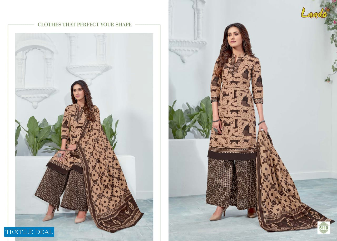 LAADO VOL 51 COTTON PRINTED COLORFUL DRESS DESIGNS COLLECTION 2020